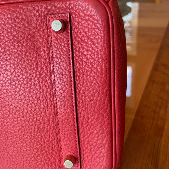 Hermes Birkin bag 🌹Bougainvillier Clemence GHW - Picture 9 of 13